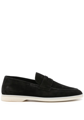 Scarosso Luciano suede loafers - Black