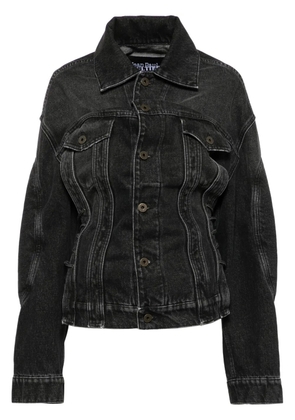 Jean Paul Gaultier long-sleeved denim jacket - Grey
