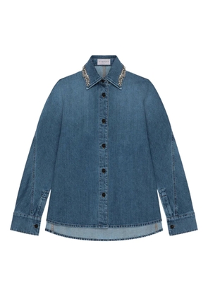 Givenchy crystals-embellished cotton shirt - Blue