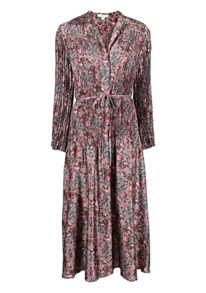 Vince Berry Blooms pleated shirt dress - Multicolour
