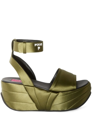 PUCCI Pucciami platform sandals - Green