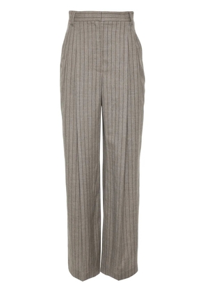 Brunello Cucinelli pinstriped trousers - Grey