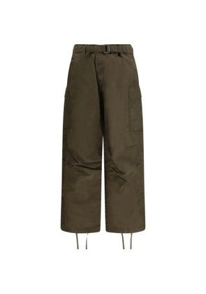 sacai twill cargo pants - Green