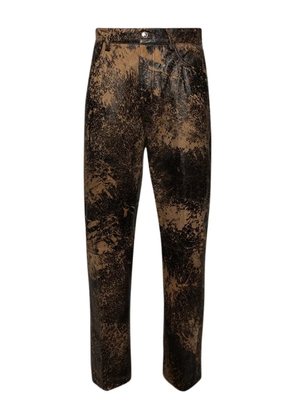 Nahmias leather trousers - Black