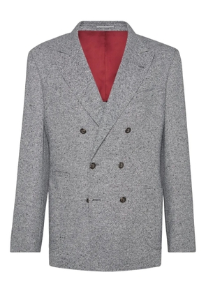 Brunello Cucinelli Sharkskin blazer - Grey