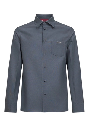 Gucci horsebit-detail shirt - Grey
