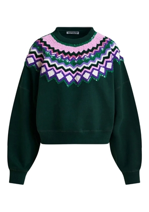 Essentiel Antwerp sequin-embellishment sweater - Green