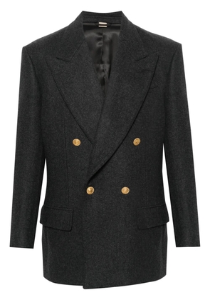 Gucci wool-cashmere double-breasted jacket - Grey