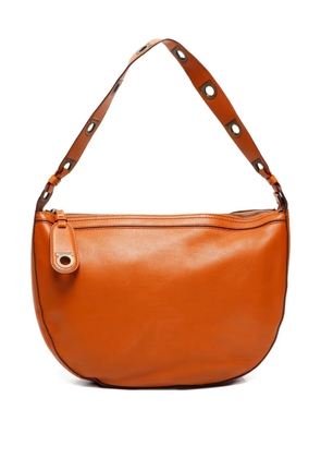 Ferragamo Pre-Owned 2000-2020s eyelet-detail shoulder bag - Brown