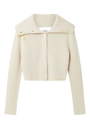 Axel Arigato Celine ribbed cardigan - Neutrals