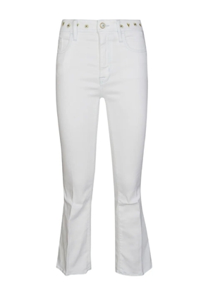 Jacob Cohën Victoria floral-embellished jeans - White