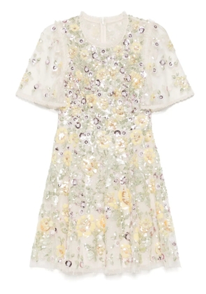 Needle & Thread Elina mini dress - Neutrals