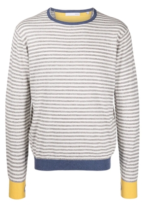 Private Stock The Maximilien striped sweatshirt - White