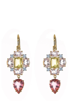 Irene Neuwirth 18kt yellow gold Gemmy Gem earrings
