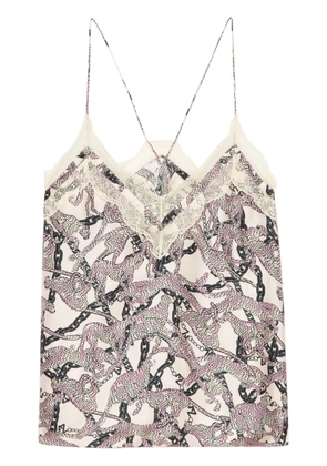 Zadig&Voltaire Christo Wild Chains top - Neutrals