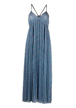Forte Forte pleated empire-line dress - Blue