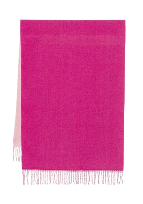 LIU JO brooch-detail scarf - Purple
