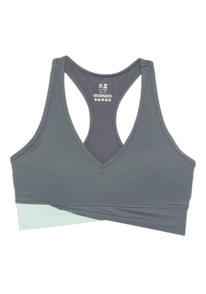 P.E Nation wander crossover sports bra - Grey