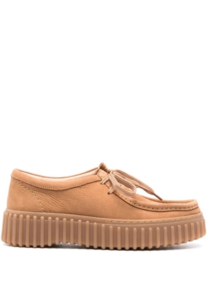 Clarks Torhill Bee leather loafers - Brown