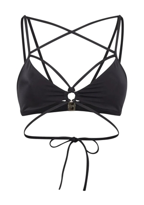 DSQUARED2 Bondage multi-strap bikini top - Black