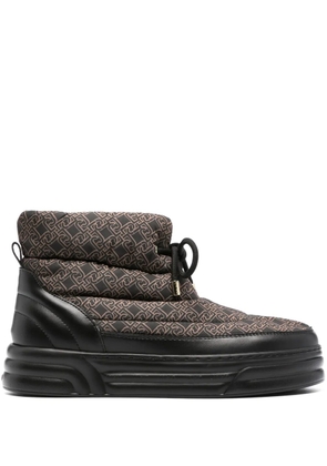 LIU JO Cleo 50mm padded flatform boots - Black