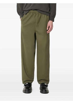 This Is Never That elasticated logo trousers - Green