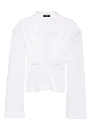 A.W.A.K.E. Mode pleated top - White