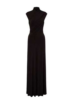 Alberta Ferretti stretch long dress - Black