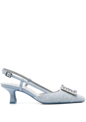 Roberto Festa 65mm Stefi slingback pumps - Blue