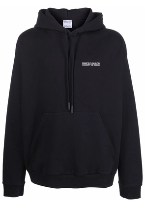 COUNTY OF MILAN Cross-motif hoodie - Black