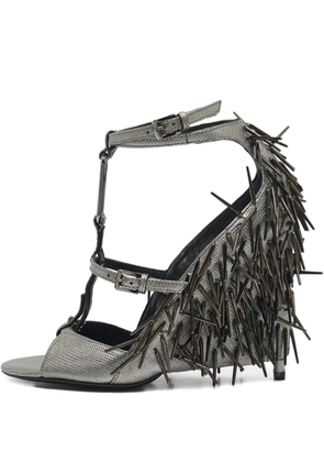 Tom Ford Vintage 110mm stud-embellished sandals - Grey