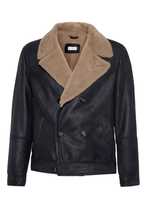 Brunello Cucinelli double-breasted jacket - Black