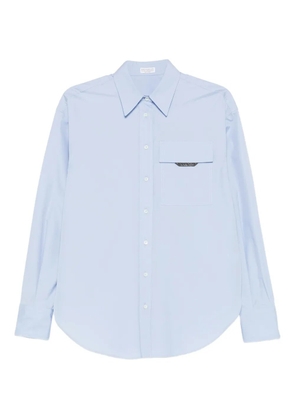 Brunello Cucinelli chest-pocket shirt - Blue