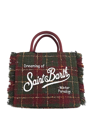 MC2 Saint Barth fringed-detail tote bag - Green