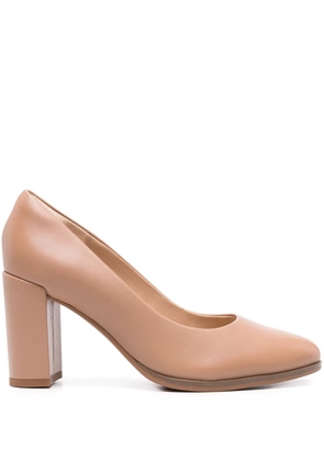 Clarks Freva 85mm leather pumps - Pink