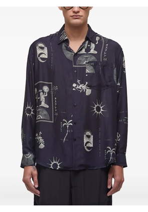 Osklen 1989-print shirt - Black