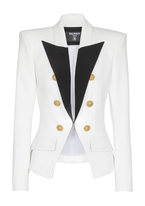 Balmain two-tone jacket - White