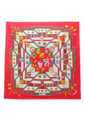 Hermès Pre-Owned 1990 Petite Main 90 scarf - Red