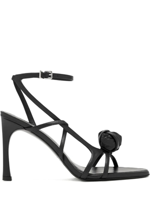 ROTATE BIRGER CHRISTENSEN rosette strap sandals - Black