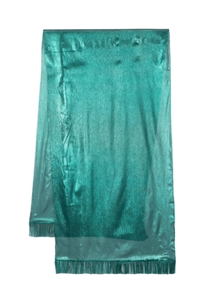 Maria Lucia Hohan Gio pleat-detail silk scarf - Green