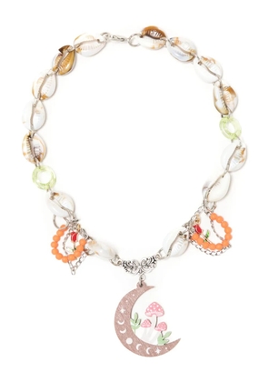 Amir Slama Bijoux cowrie shell-embellishment necklace - Silver