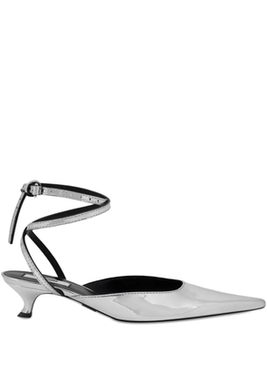 Moschino metallic pumps - Grey