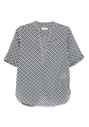 Marc O'Polo geometric-print button-down shirt - Blue