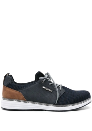 Bugatti logo-plaque mesh sneakers - Blue
