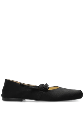 Kenzo leather ballerina shoes - Black
