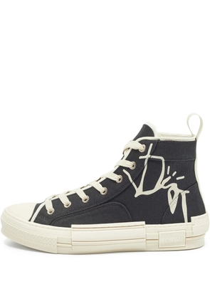 Christian Dior Pre-Owned canvas high-top sneakers - Black