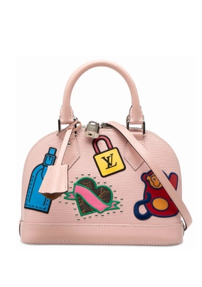 Louis Vuitton Pre-Owned 2018 Epi Stickers Alma BB satchel - Pink
