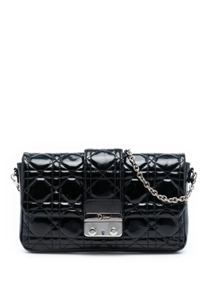 Christian Dior Pre-Owned 2010 Patent Cannage Miss Dior Promenade crossbody bag - Black