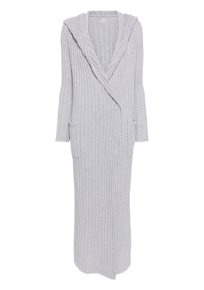 Teddy Cashmere Amalfi chunky-knit cashmere cardigan - Grey