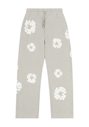 Denim Tears wreath-print track pants - Grey